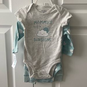 NWT 3M Carter’s 3-piece Cloud Set